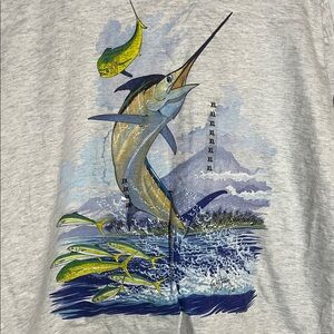 Guy Harvey Heather Gray T-Shirt